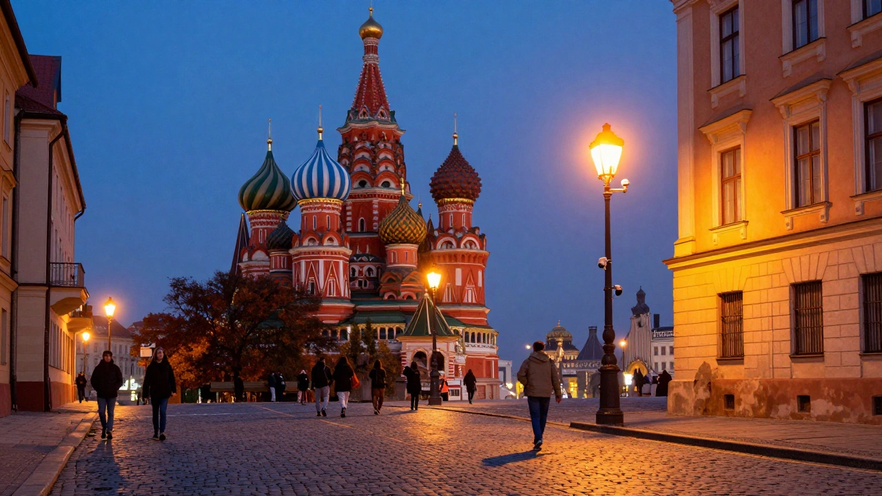 Группа туристов исследует старинные улицы исторического центра