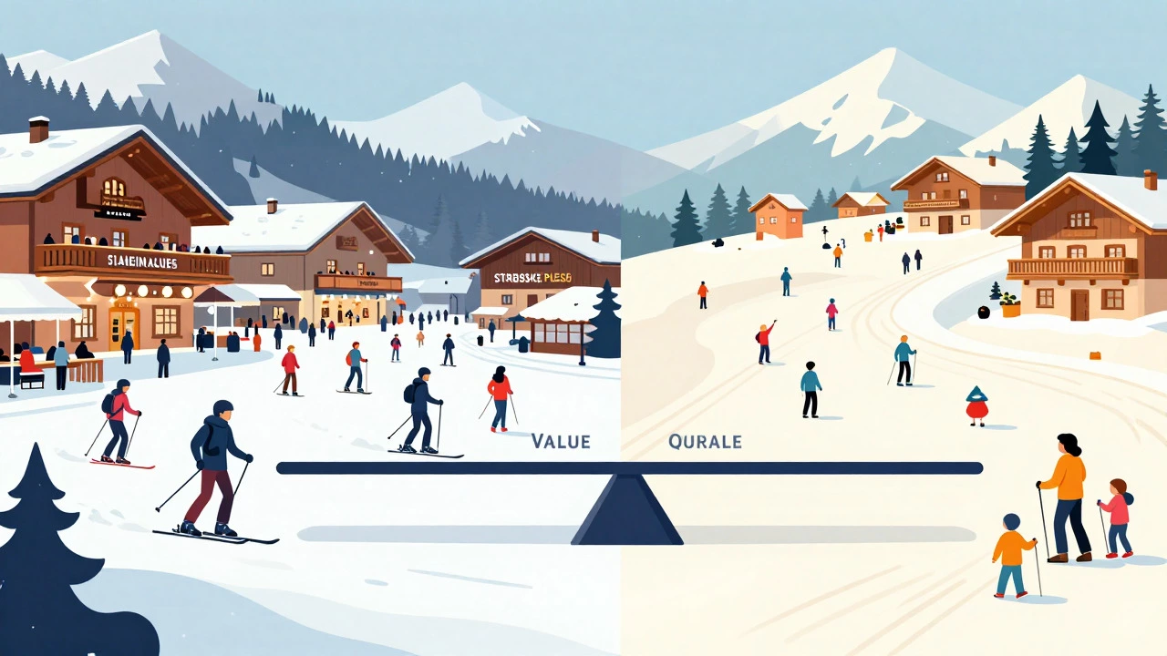 Сравнение дорогого швейцарского курорта и доступного восточноевропейского